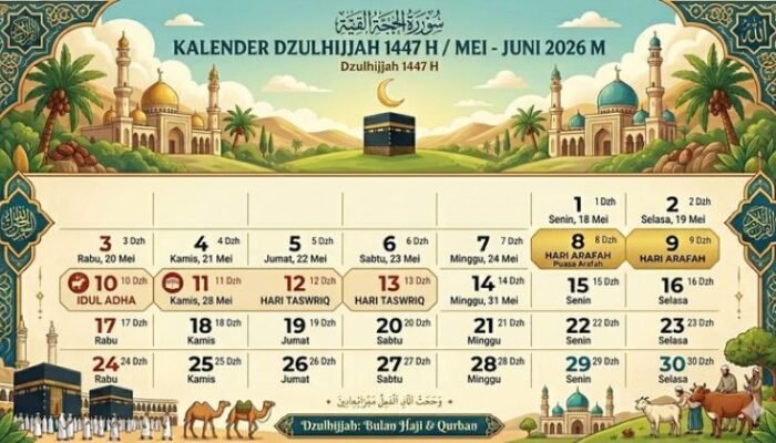 27 mei 2026 jadi hari libur nasional, ini deretan peringatan penting yang juga diperingati
