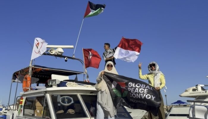 palestina kecam israel usai intersepsi global sumud flotilla, sejumlah wni diduga ditahan