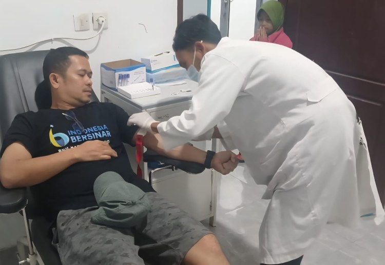Aksi Humanis Kasat Narkoba Pakpak Bharat, Donor Darah untuk Bantu Bocah 11 Tahun