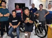 polisi pematangsiantar tangkap dua pelaku curanmor motor dinas kodim, satu ditembak