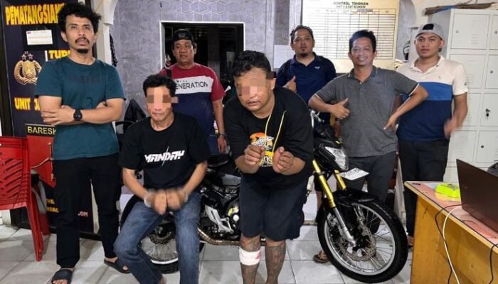 polisi pematangsiantar tangkap dua pelaku curanmor motor dinas kodim, satu ditembak