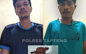 dua jambret warga sibolga dibekuk di kalangan, polisi sita motor dan uang tunai