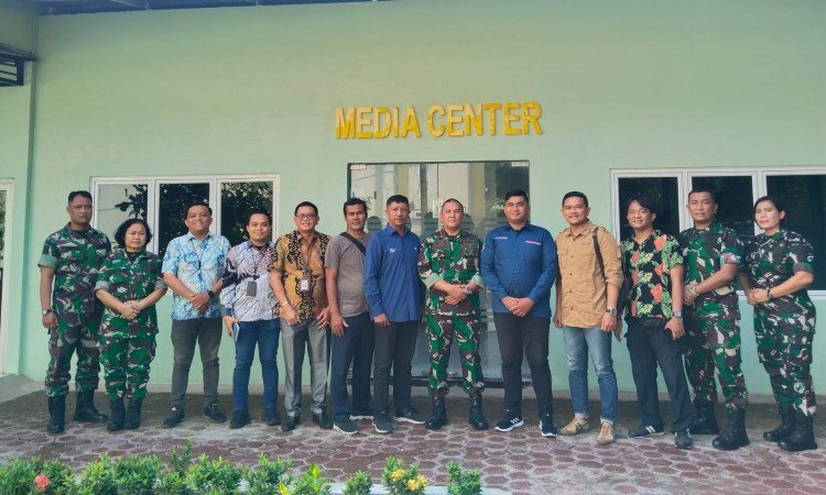 kapendam i/bb gelar coffee morning bersama jurnalis, perkuat sinergi informasi