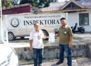 lembaga garuda sakti laporkan dugaan korupsi dana desa hilimondregeraya ke inspektorat nias selatan