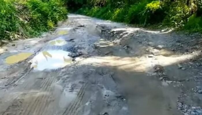 surga tersembunyi di simalungun terabaikan, akses ke kawah putih tinggi raja memprihatinkan