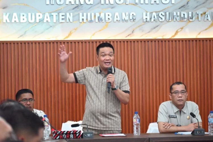 bupati humbahas libatkan koperasi desa untuk sukseskan program makan bergizi gratis