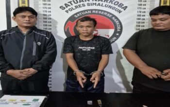 pemuda di simalungun ditangkap, sabu disebut berasal dari bangsal jalan wahidin siantar