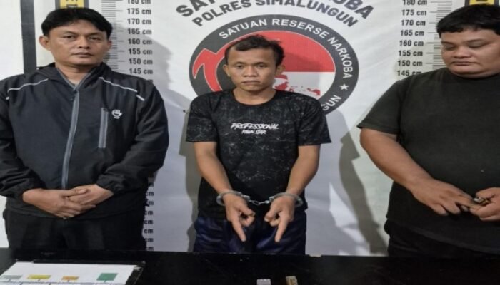 pemuda di simalungun ditangkap, sabu disebut berasal dari bangsal jalan wahidin siantar