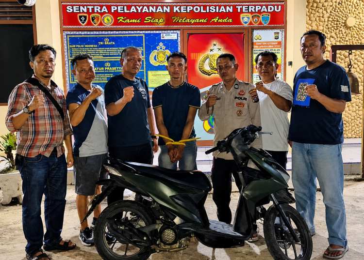 Tetangga Jadi Pelaku, Polisi Tangkap Pencuri Motor di Gunung Malela dalam 5 Hari