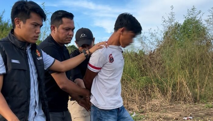 pelaku penganiayaan di belawan ditangkap kurang dari 3 jam, polisi amankan pisau lipat