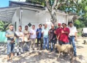 momen iduladha, psi pematangsiantar datangi musholla dan serahkan hewan kurban