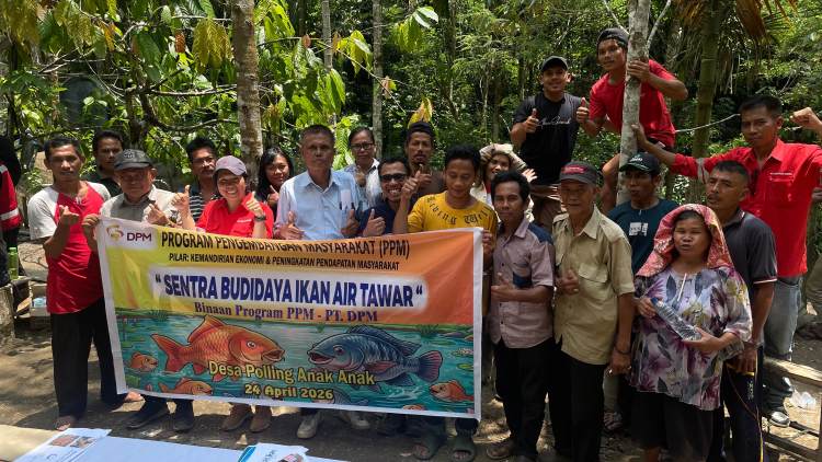 PT Dairi Prima Mineral Perkuat Ekonomi Warga Lewat Pelatihan Budidaya Perikanan Air Tawar