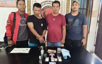 baru bebas 7 tahun penjara, residivis narkoba di simalungun kembali ditangkap
