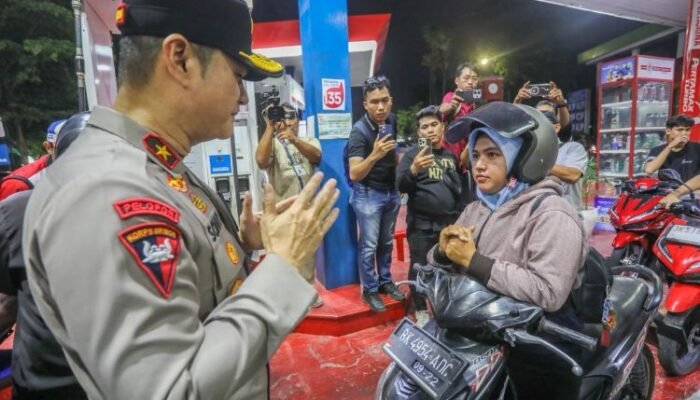 polda sumut pastikan stok bbm aman saat blackout, spbu di medan dijaga ketat