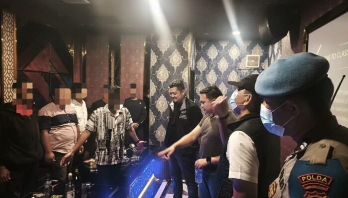razia thm capital building medan, polda sumut tes urine 19 pengunjung