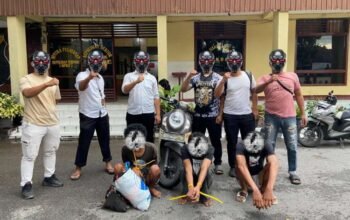 kurir cod jadi korban curanmor di toba, dua pelaku dan penadah ditangkap polisi