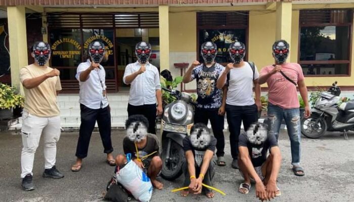 kurir cod jadi korban curanmor di toba, dua pelaku dan penadah ditangkap polisi