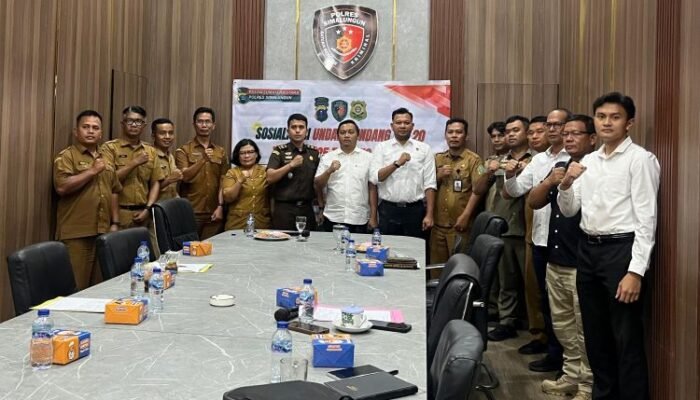 polres simalungun sosialisasikan kuhap baru bersama jpu dan ppns