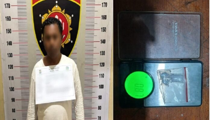 sabu disembunyikan dalam bungkus rokok, pria di porsea ditangkap polisi
