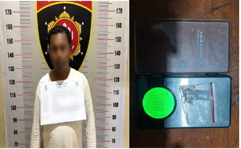 sabu disembunyikan dalam bungkus rokok, pria di porsea ditangkap polisi