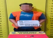 baru keluar rumah, pria 23 tahun di galang langsung diciduk polisi karena sabu