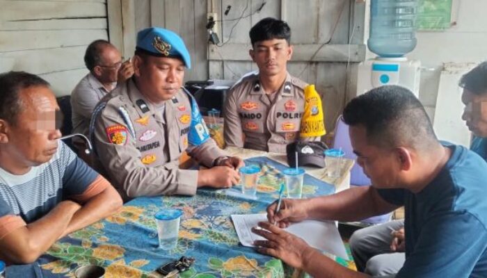 salah paham soal baterai berujung penganiayaan, polsek kolang tempuh jalur damai
