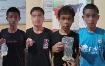 miris! 4 remaja di pandan kedapatan ngelem di kafe, polisi turun tangan