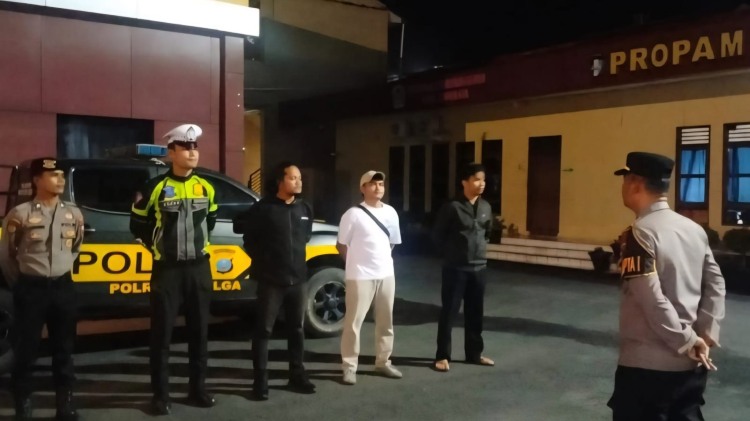 Laporan Warga Masuk ke 110, Polisi Bubarkan Kerumunan Remaja di Sibolga Selatan