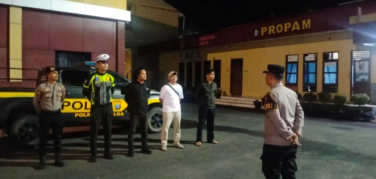Polsek Sibolga Selatan Bubarkan Kerumunan Remaja di Aek Habil Antisipasi Tawuran