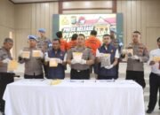 sepekan, polres simalungun ungkap 11 kasus narkoba dan tangkap 13 tersangka