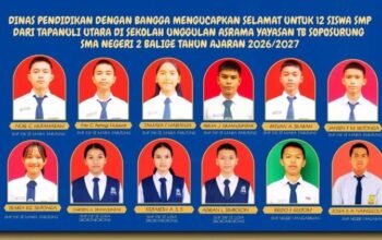 hardiknas 2026: pemkab tapanuli utara apresiasi 12 siswa lulus sekolah unggulan
