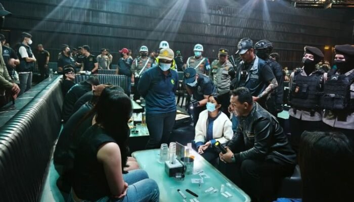 empat thm di medan dirazia, lima pengunjung positif narkoba diamankan
