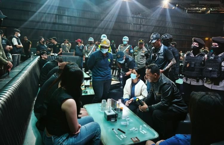 empat thm di medan dirazia, lima pengunjung positif narkoba diamankan