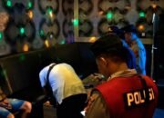 kapolsek bandar huluan turun langsung razia thm, geng motor dan narkoba diburu