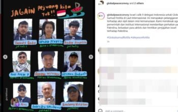 9 wni ditahan israel di misi global sumud flotilla, pemerintah lakukan upaya diplomatik