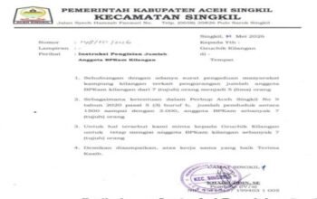 polemik jumlah anggota bpkam desa kilangan tuai protes warga aceh singkil