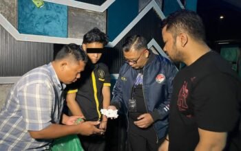 thm new zone dan phantom di medan digerebek, polisi amankan satu orang
