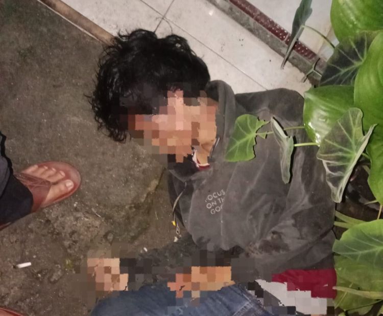 Geger di Siantar Martoba, Warga Tangkap Terduga Maling di Depan Perumahan Eva Regency