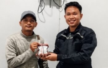 polisi di pakpak bharat donorkan darah untuk pasien kritis di rsud salak