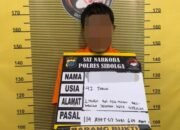 residivis narkoba ditangkap di sibolga, polisi sita diduga sabu 0,31 gram