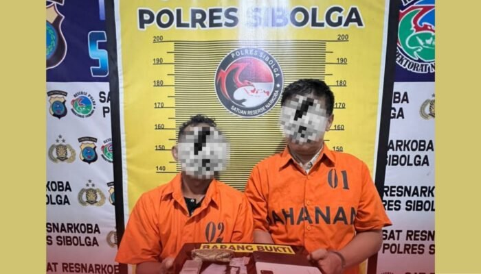 polisi ungkap dugaan peredaran sabu di sibolga selatan, dua pria diamankan