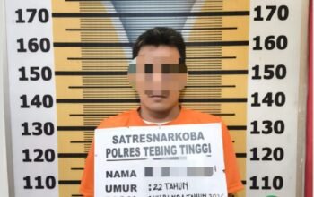 satresnarkoba polres tebing tinggi amankan pria 22 tahun, sabu dan timbangan digital disita