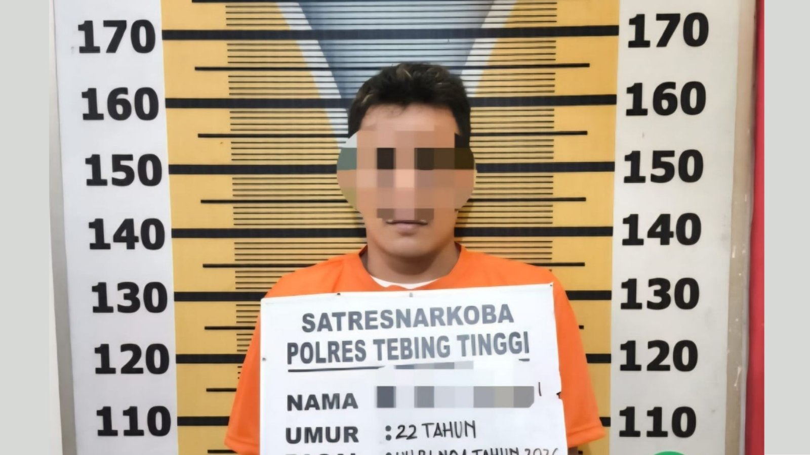 satresnarkoba polres tebing tinggi amankan pria 22 tahun, sabu dan timbangan digital disita