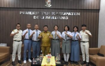 empat pelajar terbaik deli serdang ikuti seleksi paskibraka sumut 2026