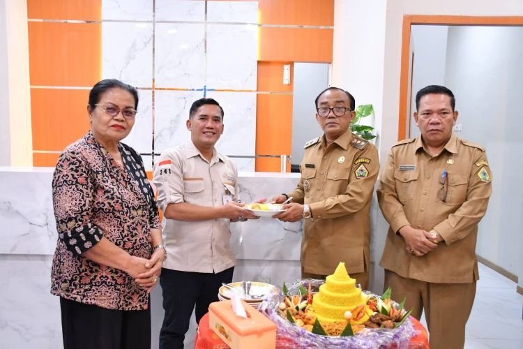 wakil bupati samosir resmikan gedung baru kcp bank sumut, fokus dorong umkm