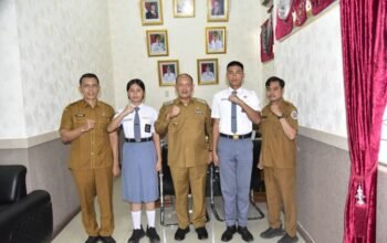 dua pelajar matauli pandan siap harumkan nama tapteng di seleksi paskibraka nasional