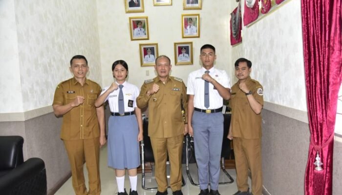 dua pelajar matauli pandan siap harumkan nama tapteng di seleksi paskibraka nasional