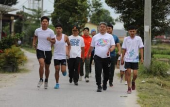 colour run tarutung 2026 sedot ratusan peserta, pemkab taput dorong sport tourism