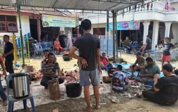 431 warga muhammadiyah pematangsiantar berkurban, 45 sapi dan 24 kambing dikurbankan