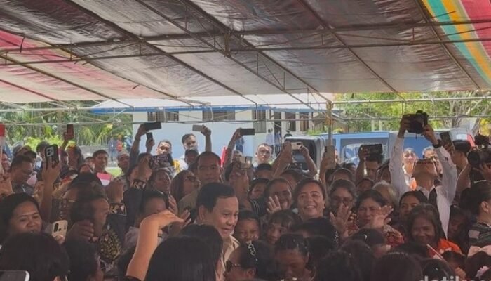 prabowo takjub warga miangas hafal nama menteri kabinet merah putih